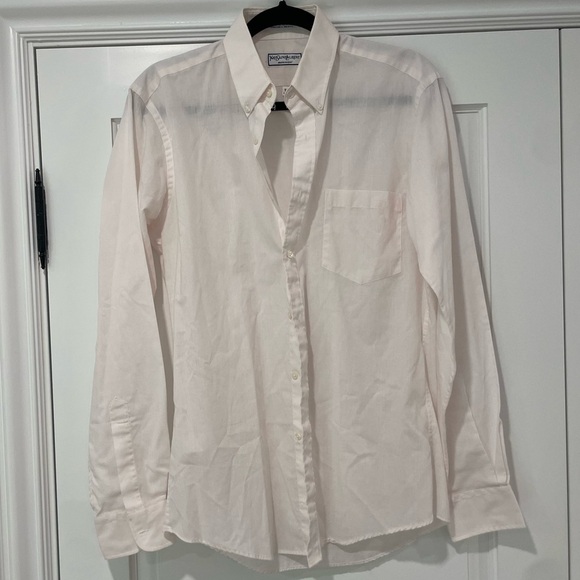 Yves Saint Laurent Tops - EUC Vintage Baby Pink  Yves Saint Laurent Dress Shirt - Fits like a size M.